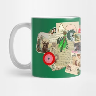 Victorian Christmas Collage Mug